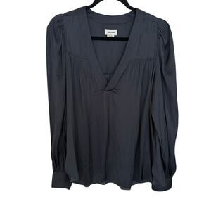 Zadig + Voltaire Telia Recycled Polyester Satin Blouse Size Large